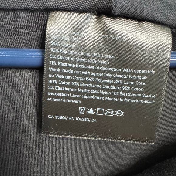 Lululemon Scuba Oversized Sherpa 1/2 Zip Black Fleece Sweatshirt Sz M/L - Picture 10 of 13